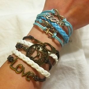 Layered Wrap Bracelet Bundle